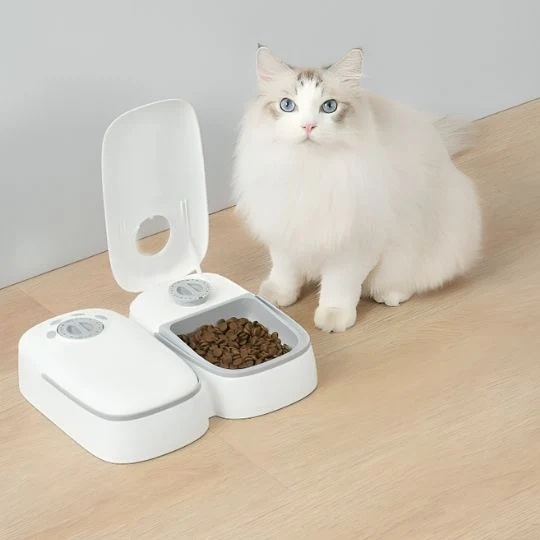 Distributeur automatique de croquettes pour chat - MANGEOIREASYNCHRONISATIONPOURCHAT™