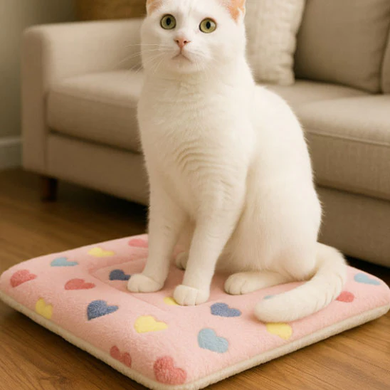 Tapis chauffant chat - MOLLETONPOURCHAT™