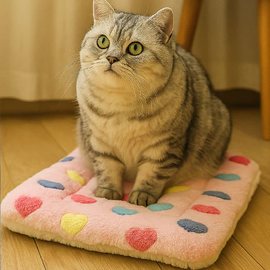 Tapis chauffant chat - MOLLETONPOURCHAT™ – Image 3